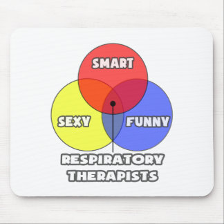 Tapis De Souris Diagramme de Venn .. Thérapistes respiratoires