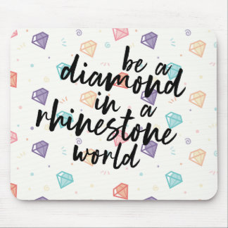 Tapis De Souris Diamant dans un monde de fausse pierre
