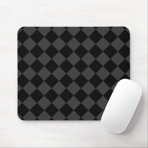Tapis De Souris Diamants noirs et fumés - Élégants et intemporels
