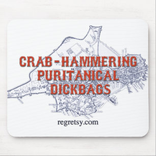 Tapis De Souris Dickbags puritain