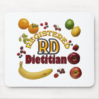TAPIS DE SOURIS DIÉTÉTICIEN ENREGISTRÉ PAR RD FRUITÉ