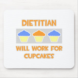 Tapis De Souris Diététiste... Fonctionnera Pour Les Cupcakes