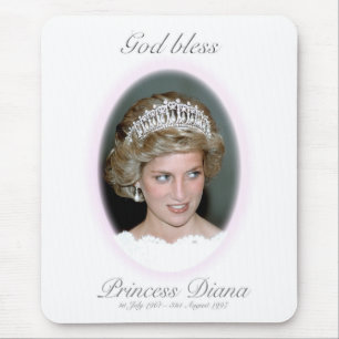 Tapis De Souris Dieu Béni Princesse Diana
