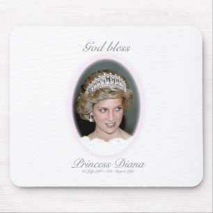 Tapis De Souris Dieu Béni Princesse Diana - Souvenir