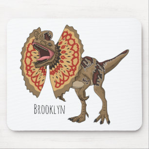 Tapis De Souris Dilophosaurus dessin animé