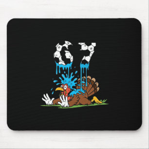 Tapis De Souris Dinde de foot drôle échouer garçons Thanksgiving 6