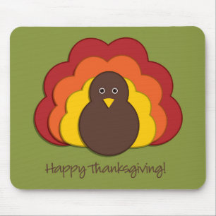 Tapis De Souris Dinde de Thanksgiving