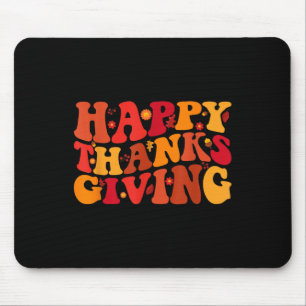 Tapis De Souris Dinde de Thanksgiving groovy automne hommes W