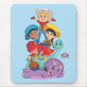 Tapis De Souris Dino Ranch Friends
