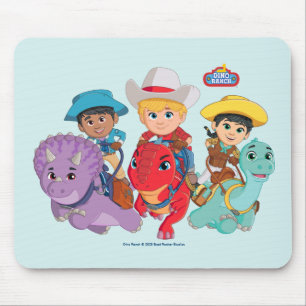 Tapis De Souris Dino Ranch Friends Design