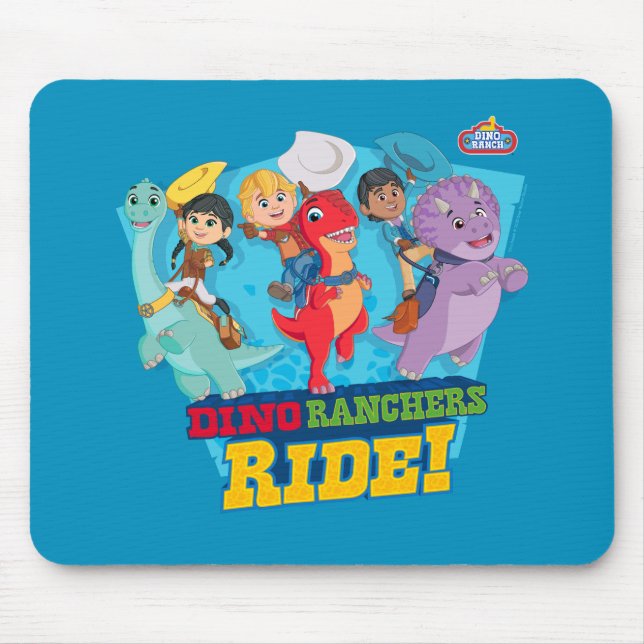 Tapis De Souris Dino Ranch | Les Ranchers Ride ! (Devant)