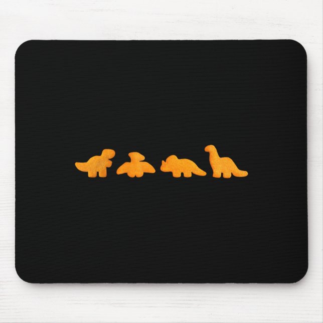 Tapis De Souris Dinos Chicken Nuggets Pattern _ Funny Realistic Di (Devant)