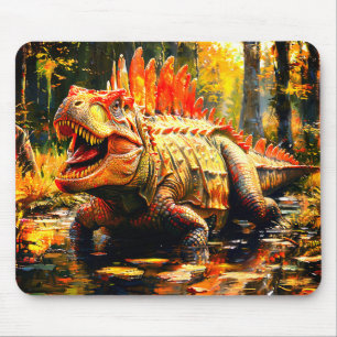 Tapis De Souris Dinosaur effrayant