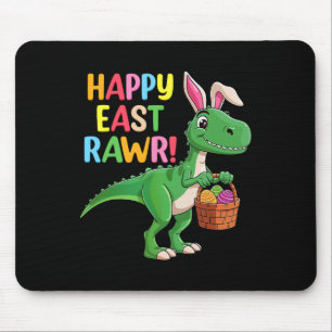 Tapis De Souris Dinosaur Oreille de Lapin Chasse aux Oeufs de Pâqu