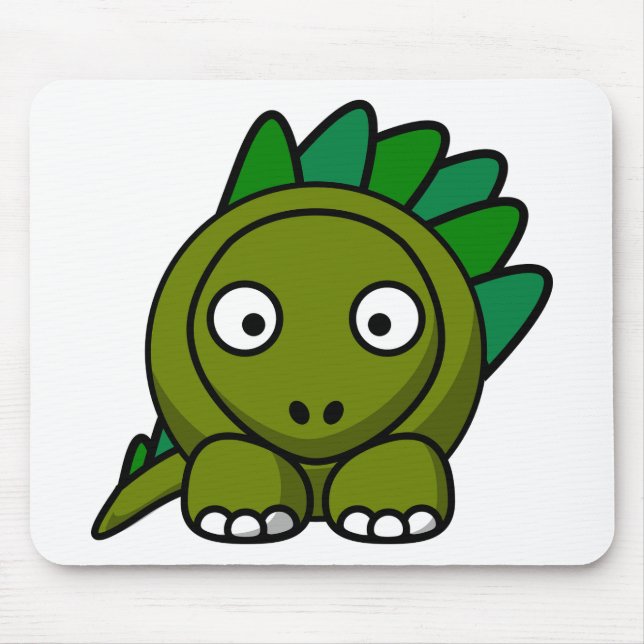 Tapis De Souris Dinosaure de bande dessinée (Devant)