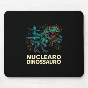 Tapis De Souris Dinosaure Nucléaire - Enfants Italiens Drôles avec