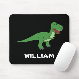 Tapis De Souris Dinosaure Personnalisé Nom Personnalisé Retour À L