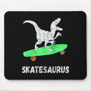 Tapis De Souris Dinosaure skateboard skateboard T-rex drôle de pat
