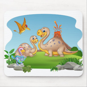 Tapis De Souris Dinosaures