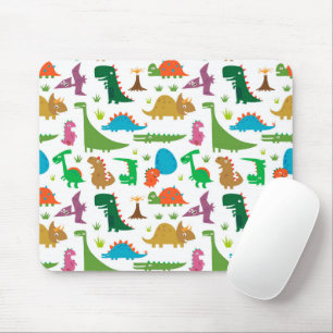 Tapis De Souris Dinosaures Abstraits