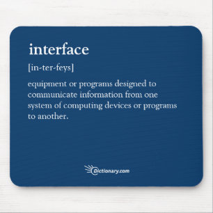 Tapis de souris d'interface