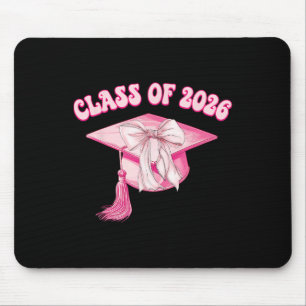 Tapis De Souris Diplômé 2026 Rose Coquette Casquette Senior 2026 D