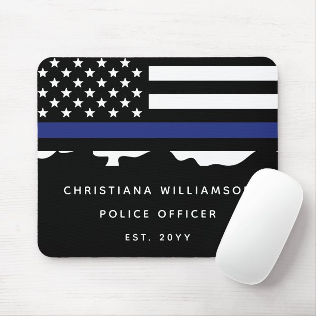 Tapis De Souris Diplôme de l'École de police de police (Avec souris)