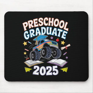 Tapis De Souris Diplômé du camion monstre de la maternelle 2025
