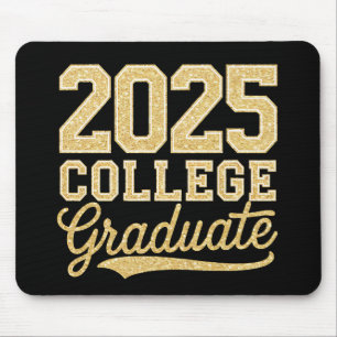 Tapis De Souris Diplômé du Collège 2025 Remise des Diplômes Étudia