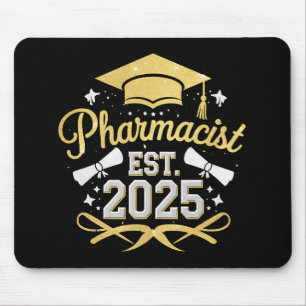Tapis De Souris Diplômé en pharmacie Pharmacien Est 2025