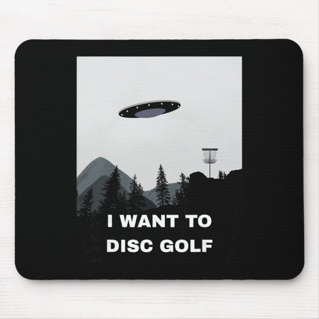 Tapis De Souris Disc Golf Ufo  (Devant)