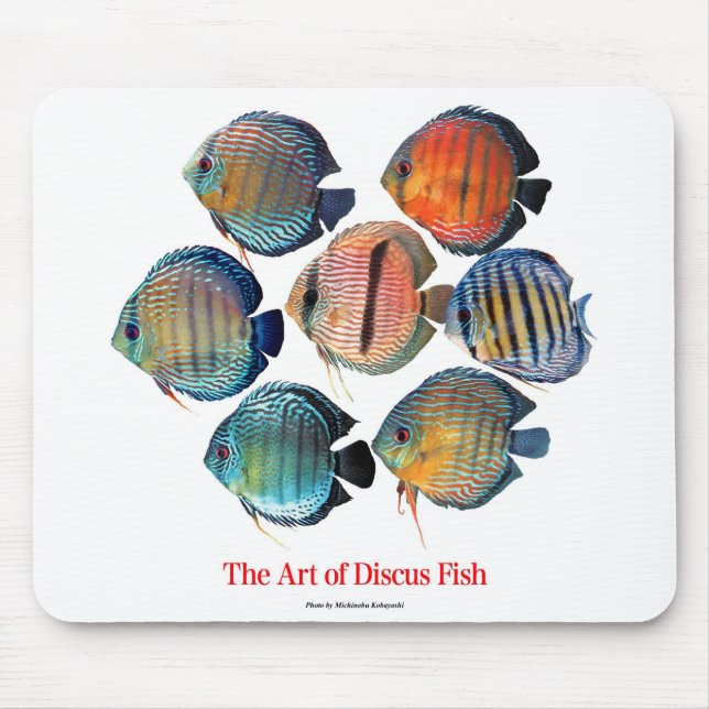 Tapis De Souris Discus fishのマウスパッド (Devant)