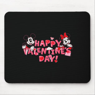 Tapis De Souris Disney Mickey Mouse et Minnie Mouse Joyeuse Saint-