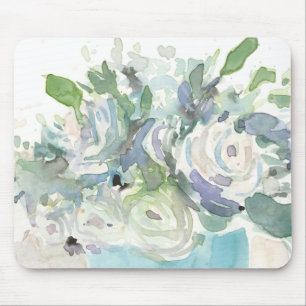 Tapis De Souris Disposition de ressort - bouquet d'aquarelle