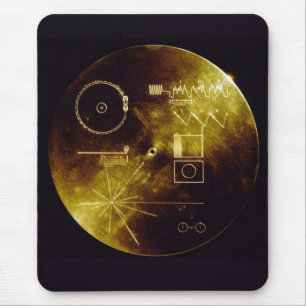 Tapis De Souris Disque d'or de Voyager