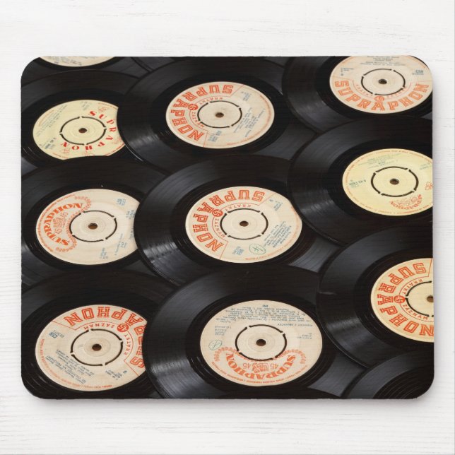 Tapis De Souris Disques vinyle (Devant)