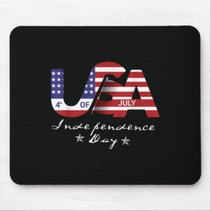 Tapis De Souris Distorsion Jour commémoratif Drapeau militaire _ 4