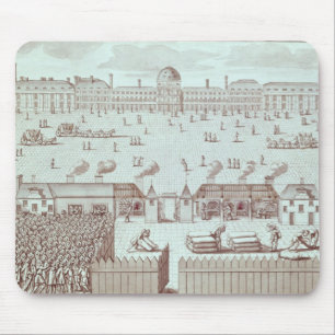 Tapis De Souris Distribution de pain au kiosque de Tuileries