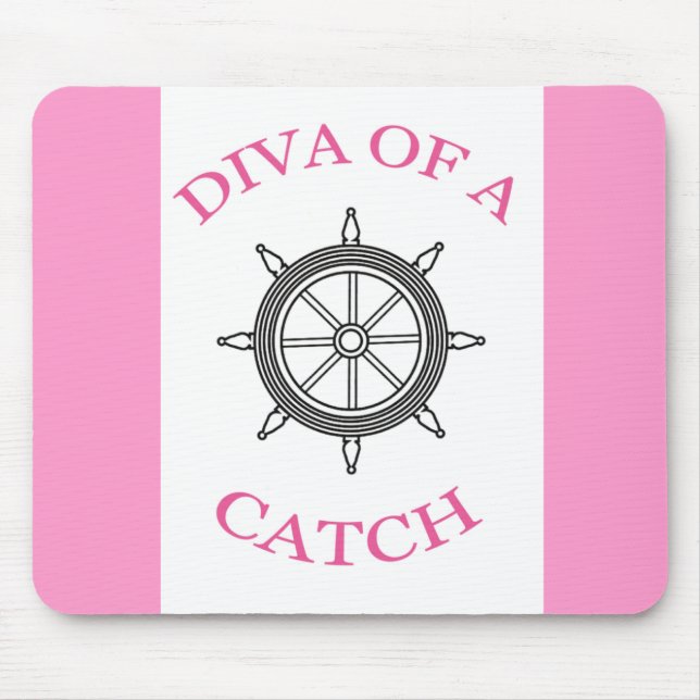 Tapis De Souris DIVA d'une bouche CATCH (Devant)