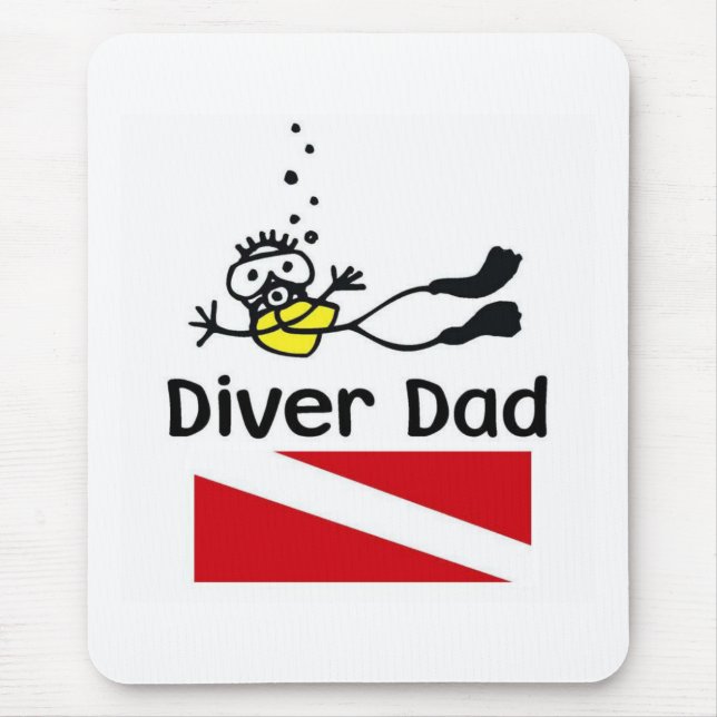 Tapis De Souris Diver Dad (Devant)