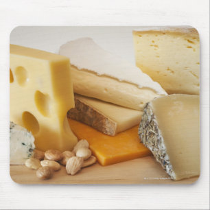 Tapis De Souris Divers fromages sur le hachoir