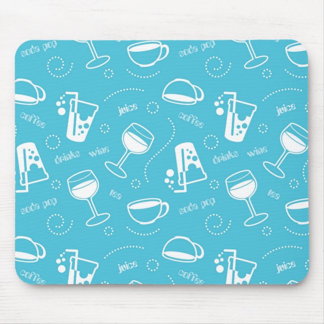 Tapis De Souris Diverses boissons (Devant)