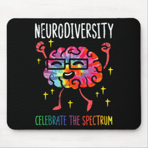 Tapis De Souris Diversité neuronale Cerveau Autisme Sensibilisatio