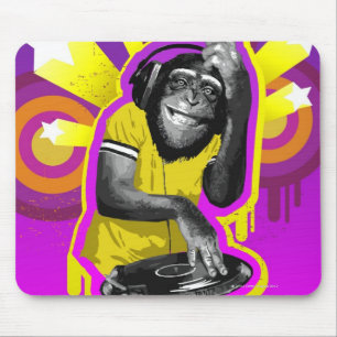 Tapis De Souris DJ Chimpanzé