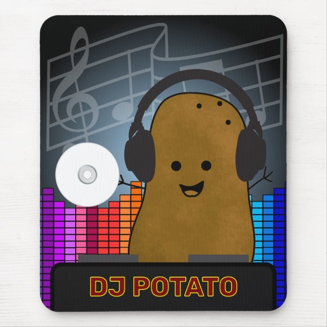 Tapis De Souris DJ Potato Personnalisé (Devant)