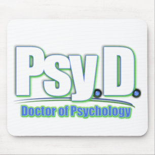 Tapis De Souris DOCTEUR OF PSYCHOLOGY de PsyD LOGO2