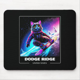Tapis De Souris Dodge Ridge États-Unis Ski Ski Ski