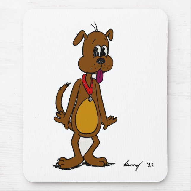Tapis De Souris Doggy Toon Mousepad (Devant)