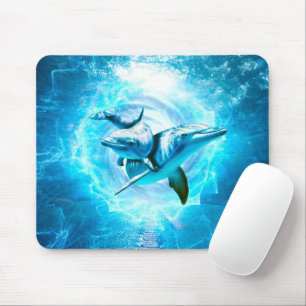 Tapis De Souris dolphin blue fantasy