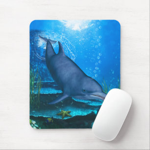 Tapis De Souris Dolphin sous-marin